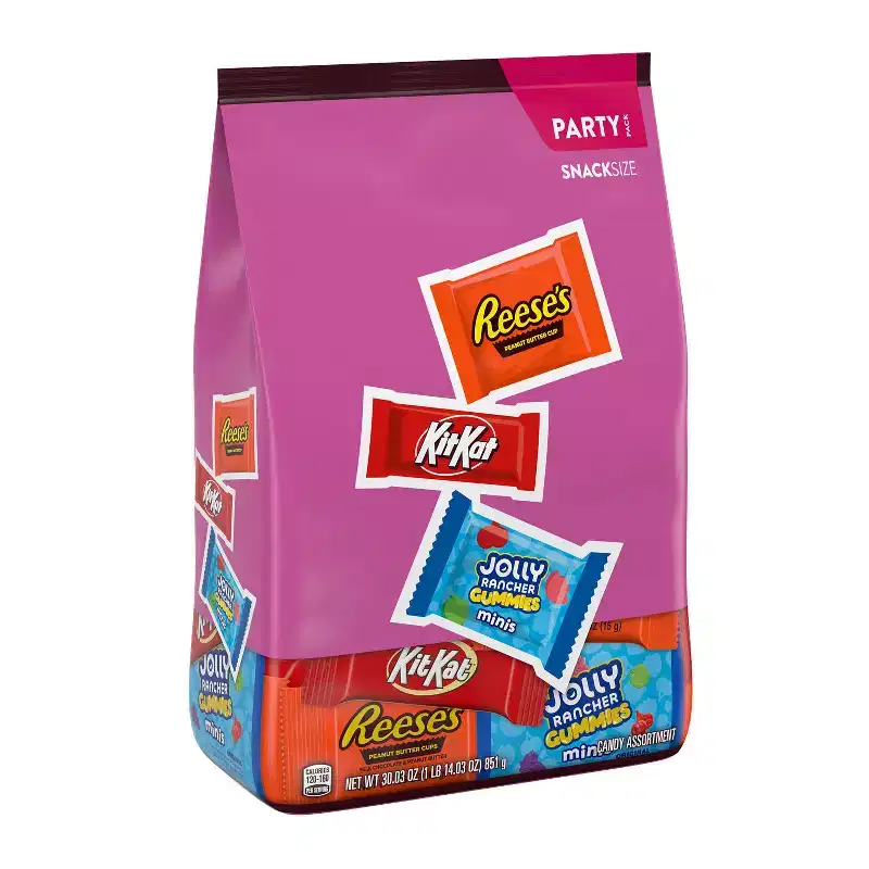 Reese's, Jolly Rancher, Kit Kat Assorted Snack Size Candy Party Bag - 30.03oz