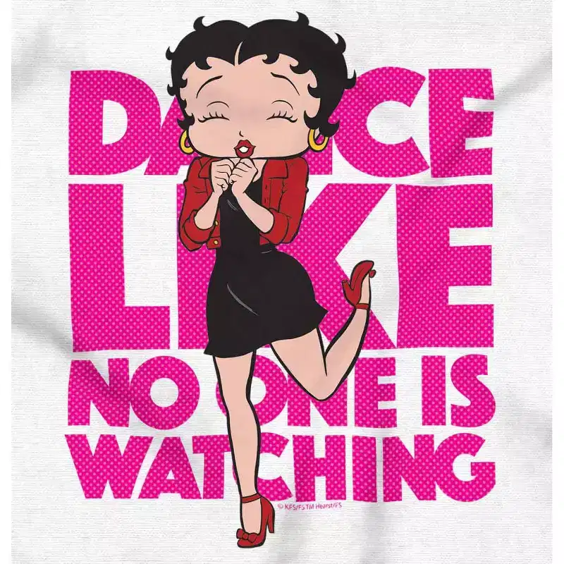 Betty Boop Dance Like Noone Watching Toddler Baby Girl T Shirt Licensed Brisco Brands