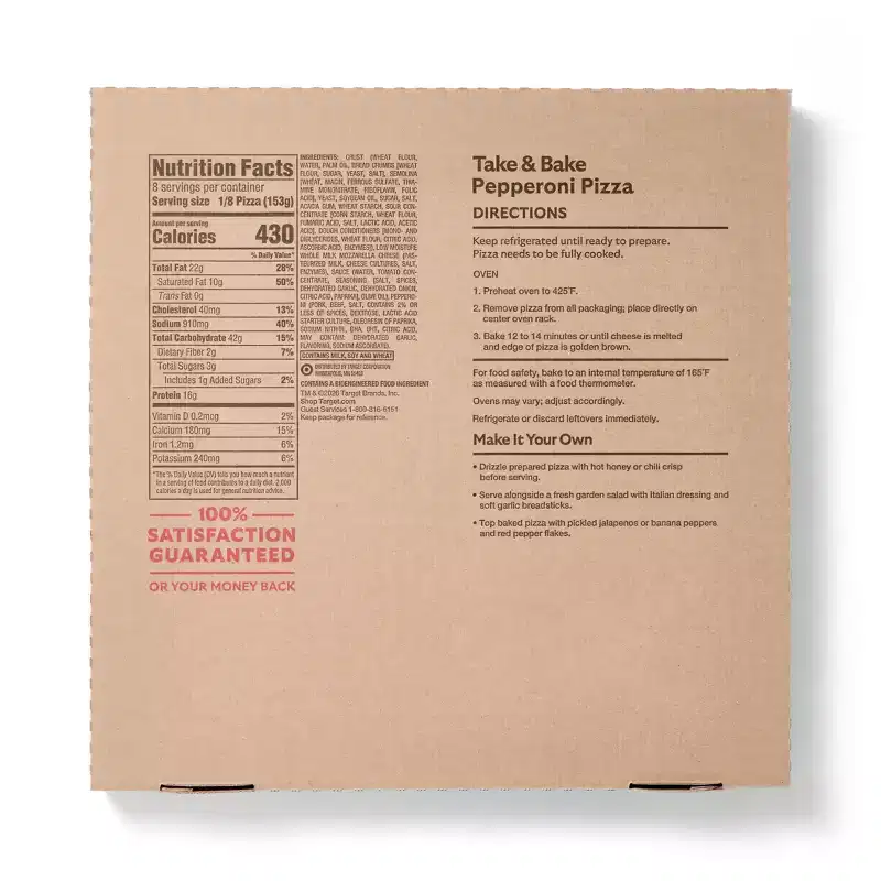 Pepperoni Pizza 16" - 43.2oz - Market Pantry™