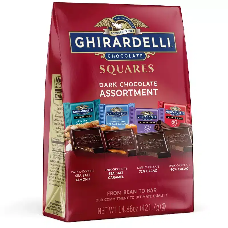 Ghirardelli Dark Chocolate Candy Squares Assortment - 14.86oz