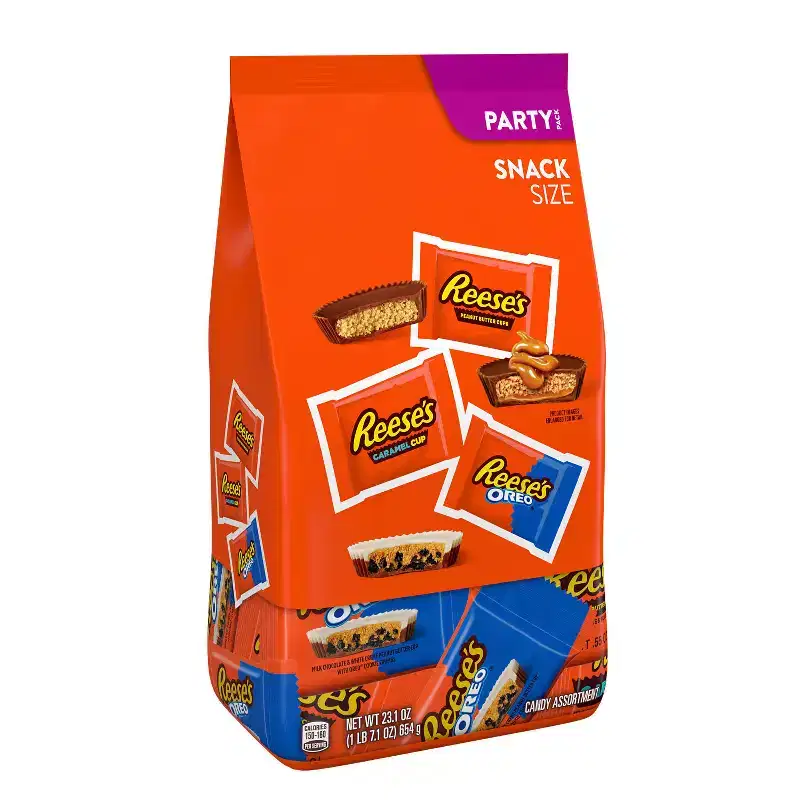 Reese's Assorted Flavored Snack Size Peanut Butter Cups Candy - 23.1oz